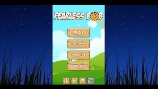 Flick Game Fearless Bob iPhone App Review screenshot 1