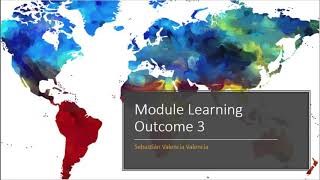 Module Learning Outcome 3