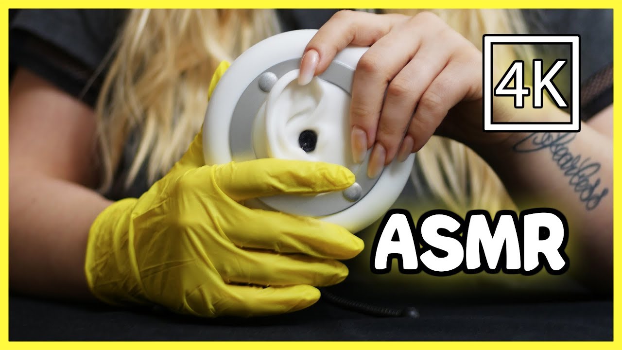 ASMR Sleep Triggers ( no talking) Ear Cleaning,Finger, Glove, Wet Tissue