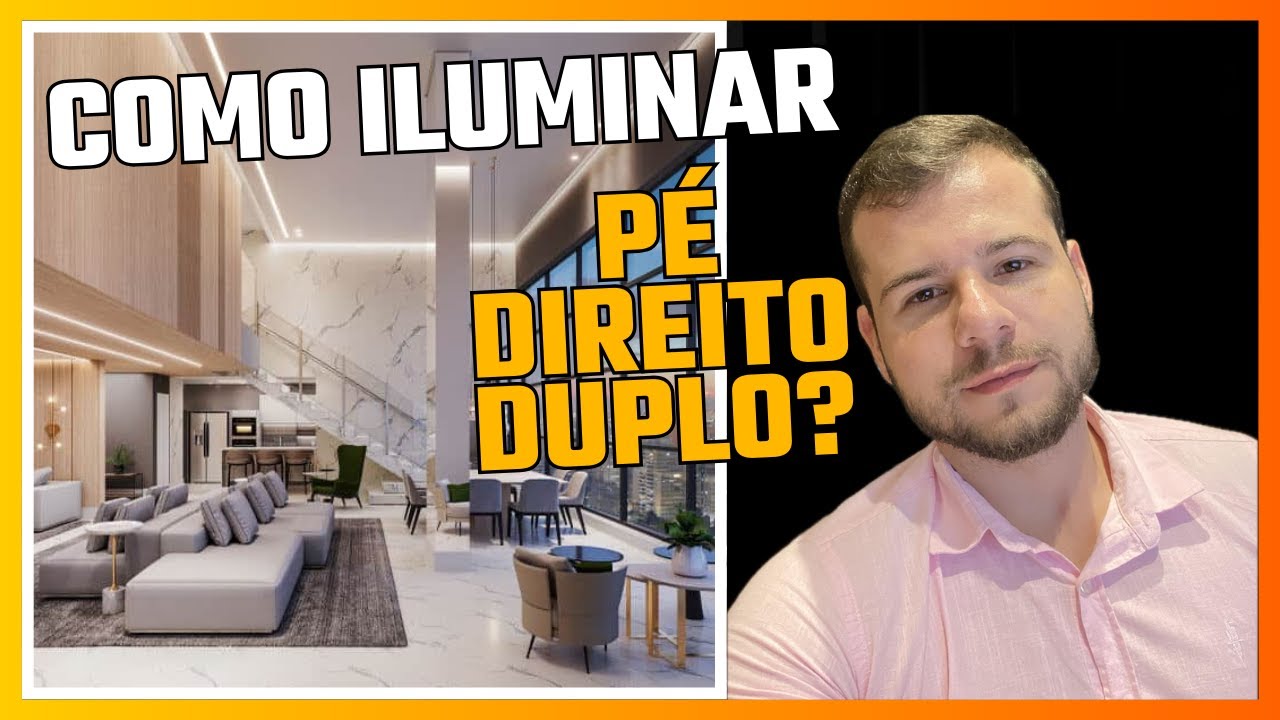 Como iluminar pé direito duplo? 