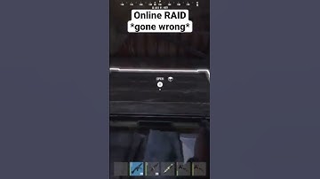 Online Raid (gone wrong) 🛢 Rust Console 🎮 PS4, XBOX #shorts