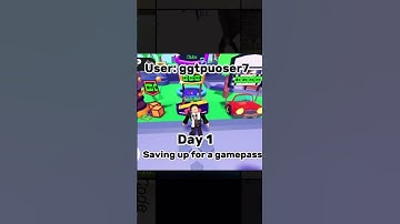 Day 1 of saving up for an gamepass in pls donate #plsdonate #roblox #gamepass