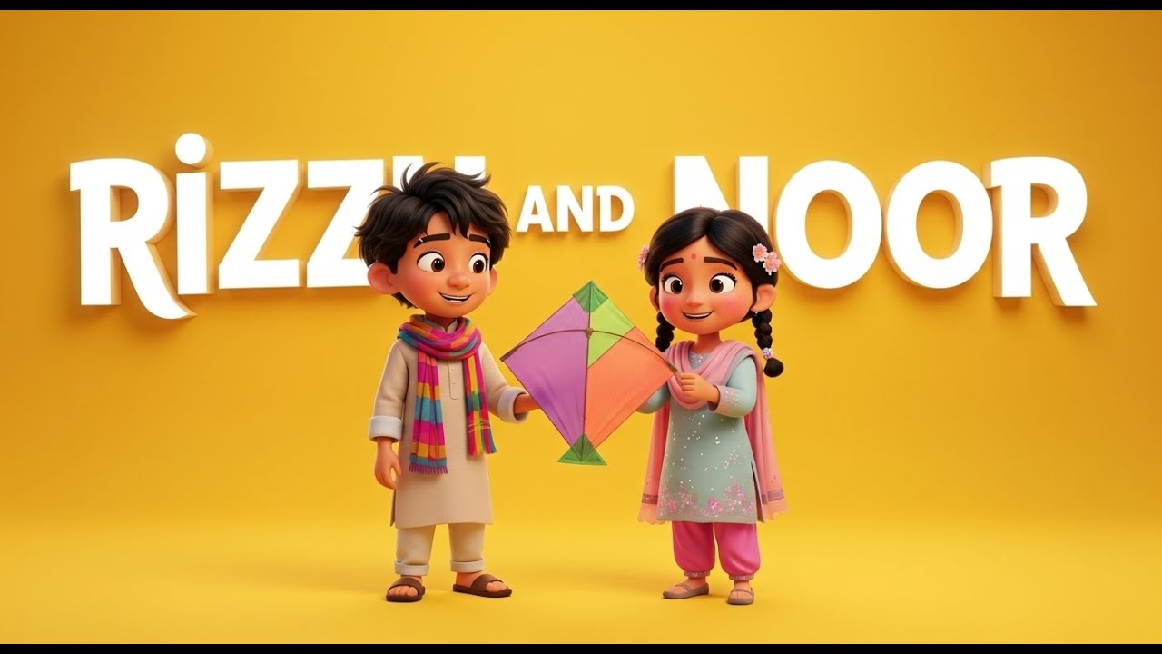 Rizzu & Noor – The Kite Chase (Urdu Kids Story)