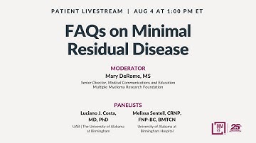 FAQs on Minimal Residual Disease