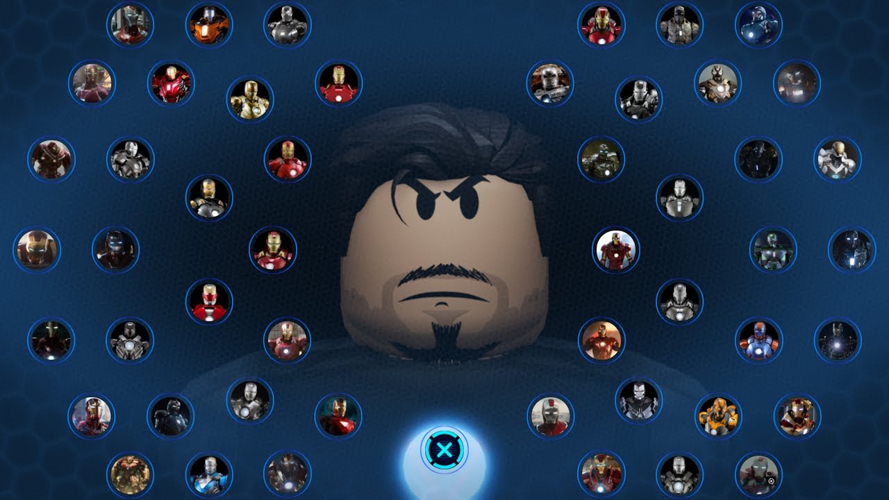 ROBLOX | Выбор костюма Железного человека HUD WIP (Marvel United RP)