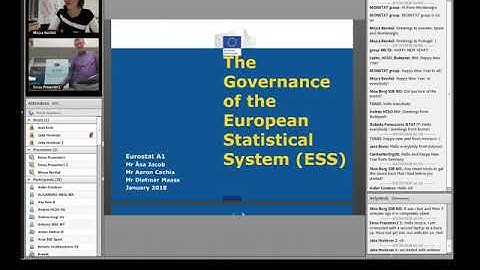Webinar 2018 #1 - The European Statistical System (ESS)