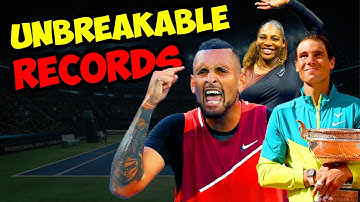 Tennis Records That Will NEVER Be Broken