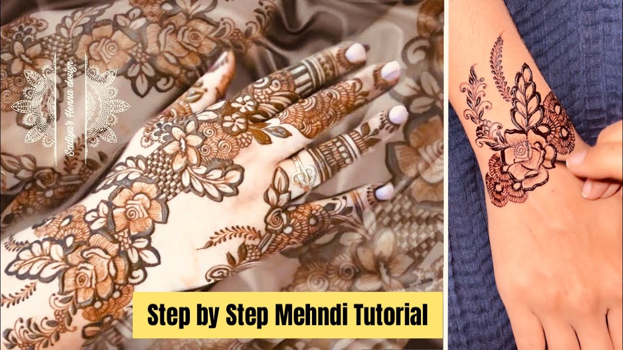 Floral Mehndi Design by @DrIfrah || Latest Mehndi Design || Ifrah’s Mehndi Design