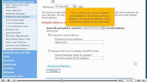 How to create a default (catch-all) email account in cPanel - 4GoodHosting Support
