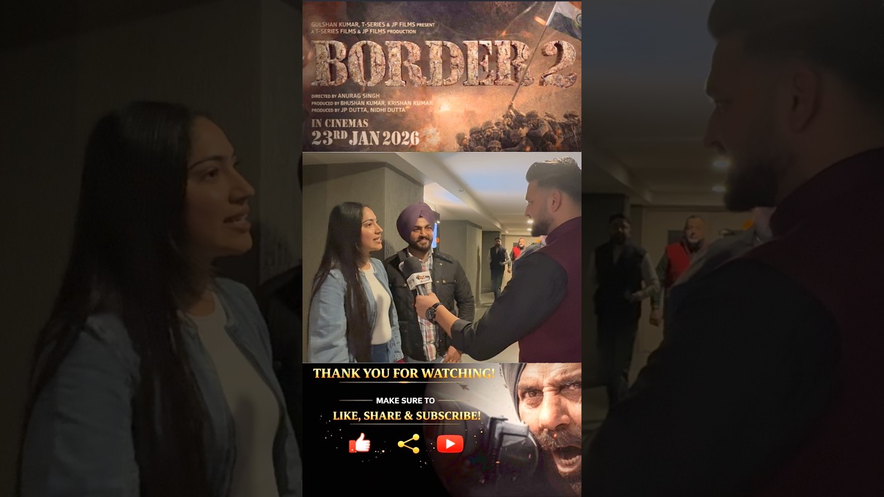 Border 2 Movie Public Review 🔥 | First Day First Show Audience Reaction | 