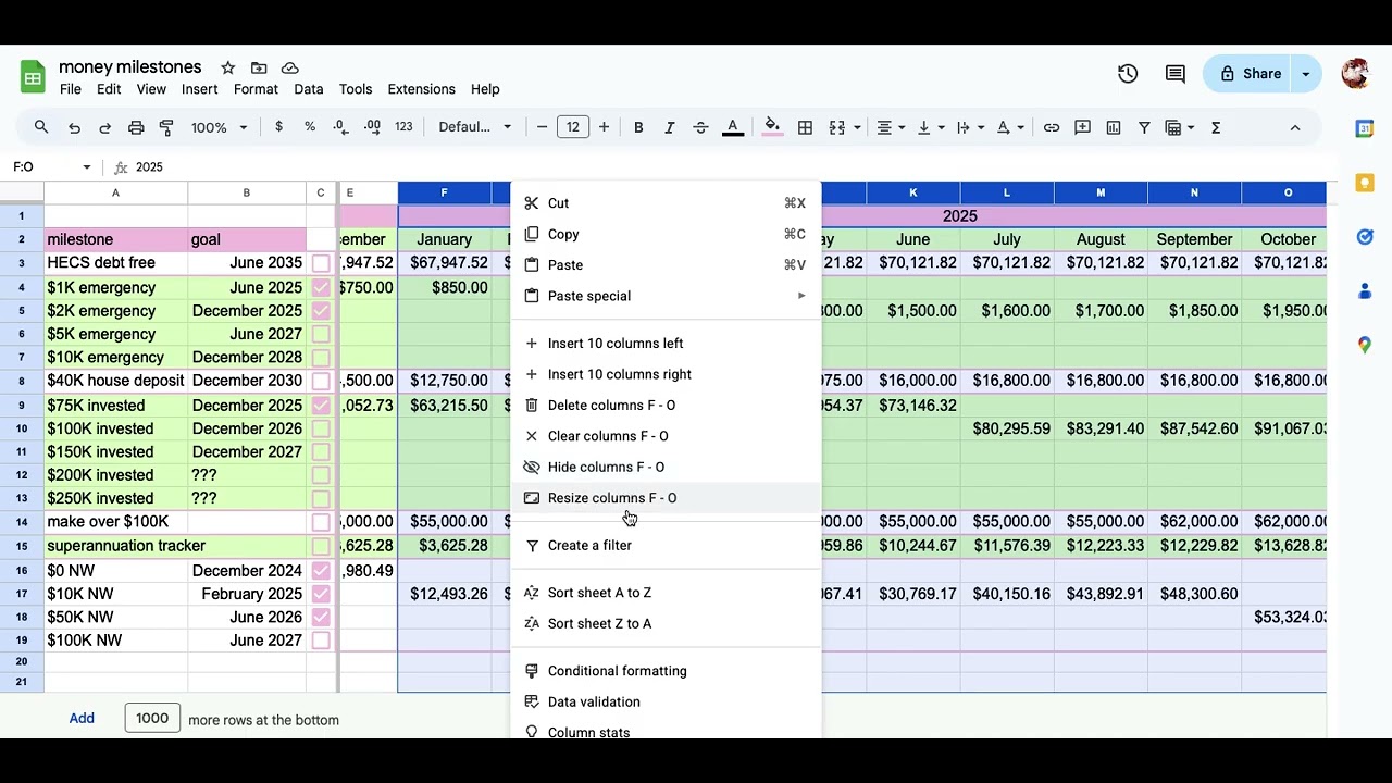 Money Milestones - December 2025 🐮 how much has changed in a year???