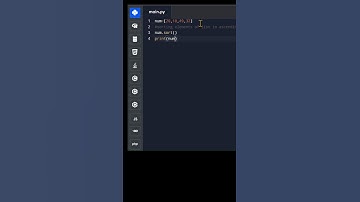 Sorting an array in python #interviewcodingquestion #python #arrays #lists