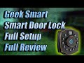Smart door lock from geek smart lf401 review and setup