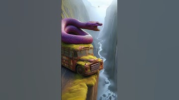 Travel Exploring | Nature Discovery | Snake and Bus #shorts #wow #snake