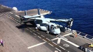 How To Store A Mv-22 Osprey On A Ship