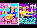 1000 Botões Mistério Desafio | Barbie vs Bratz