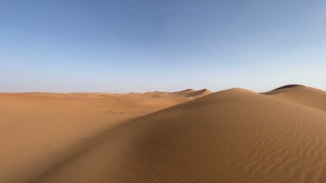 Erg Chigaga sand dunes in Mhamid Elghzlane