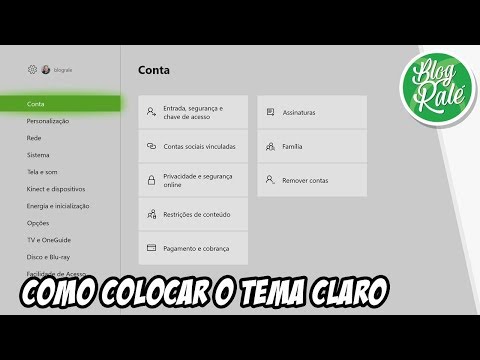 XBOX ONE - COMO COLOCAR O TEMA CLARO