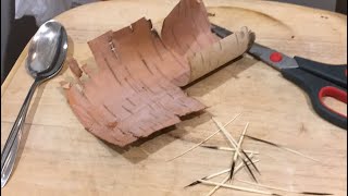 Birchbark Porcupine quill work 1