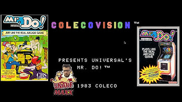 Watch Me Play... Coleco Vision Mr Do!
