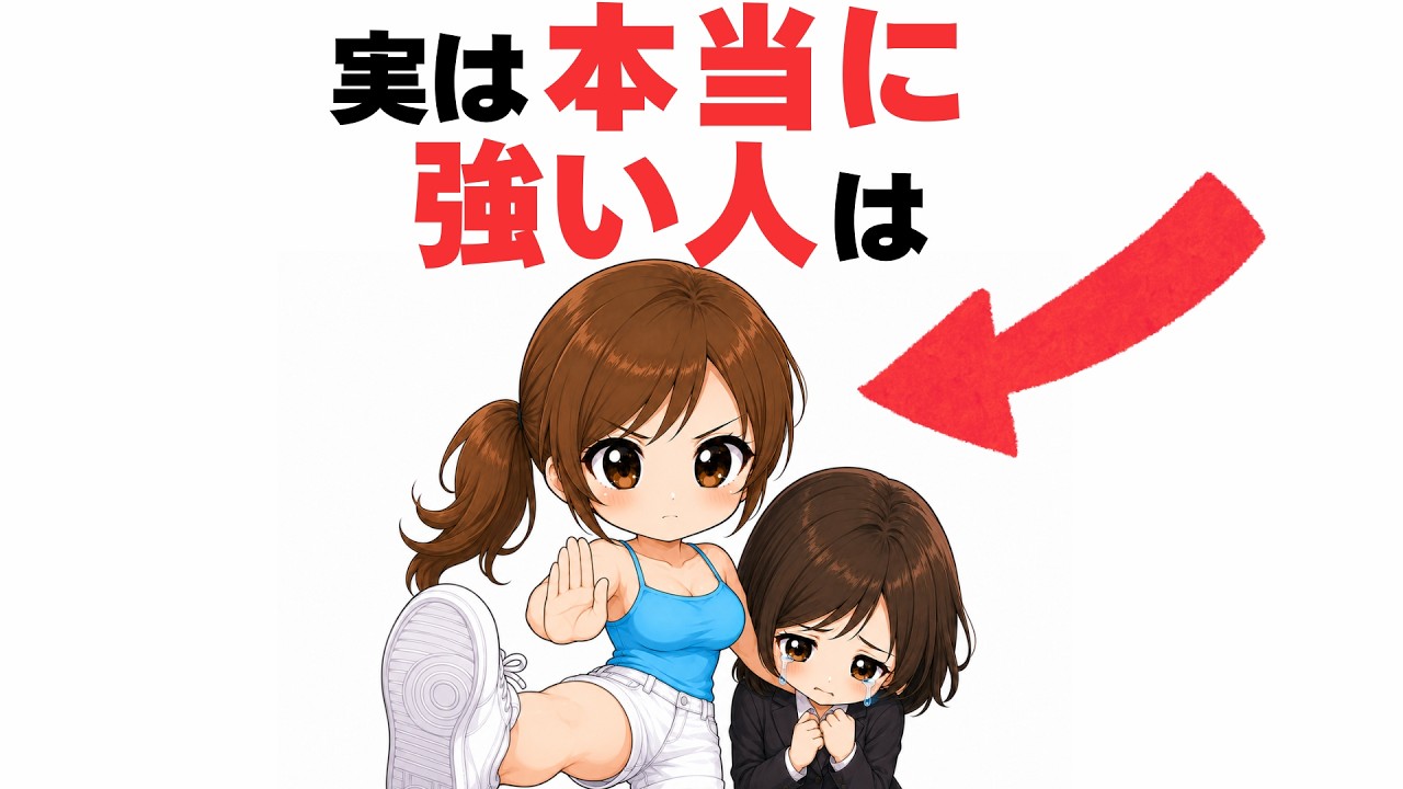 【心理学と脳科学】本当に強い人は