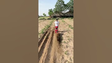 multiple uses saves time, effort and labor Gasoline weeding machine small trenching machine🥶#shorts