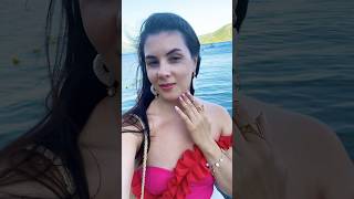 Серьги-сердца «Любовь к морю» 🩵🐳🐬 #украшенияскамнями #бижутерия #украшенияручнойработы #украшения