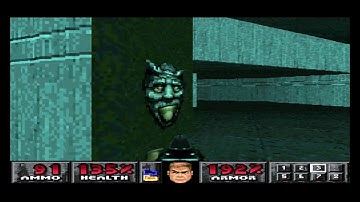 Doom (PS1) MAP 14: Halls of the Damned (100%)