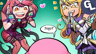 Pyra And Mythra Meet Kirby