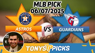 Houston Astros vs. Cleveland Guardians Pick 6/7/25 MLB Pick Prediction
