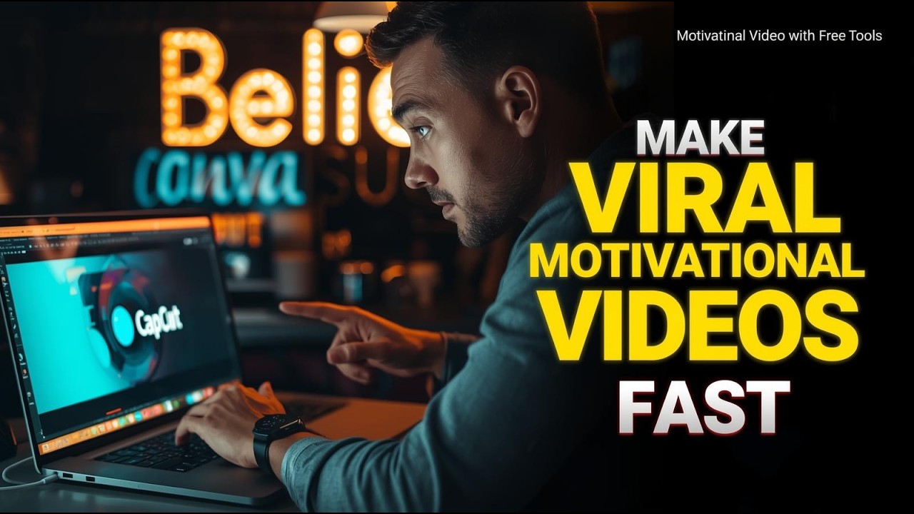 Make Viral Motivational Videos Fast - Free YouTube Tutorial with CapCut ...