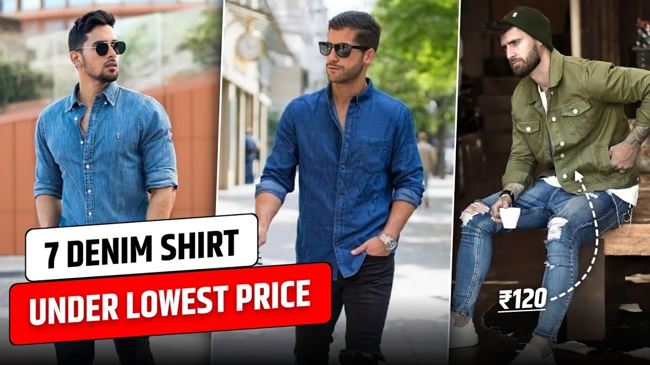 Top more than 226 stylish zipper denim shirts latest