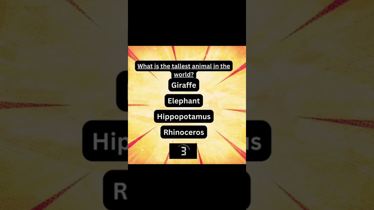 Tallest animal in the world 