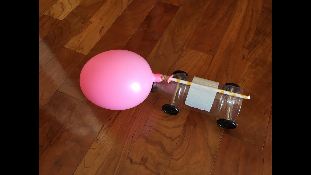 How to Make a Water Bottle Balloon Car