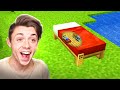 How to BUILD a Minecraft House INSIDE a BED?