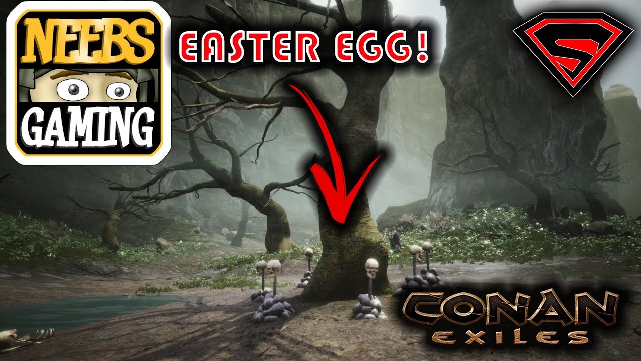 CONAN EXILES NEEBS GAMING EASTER EGG - NEEBS GAMING TRIBUTE IN CONAN EXILES
