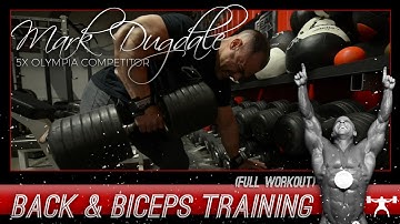 IFBB Pro Mark Dugdale Trains Back and Biceps - elitefts.com