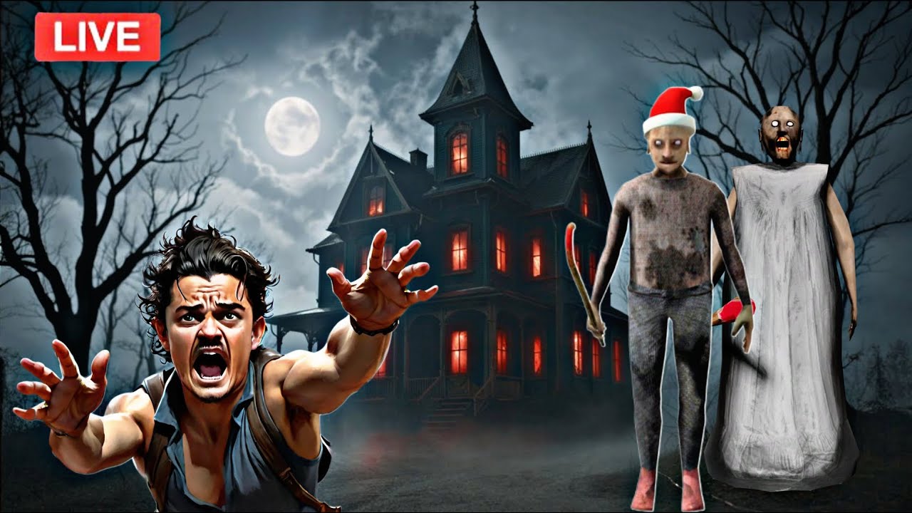 Granny Gameplay || Granny Christmas Gameplay || Granny short Live Stream || Granny Legacy Gameplay