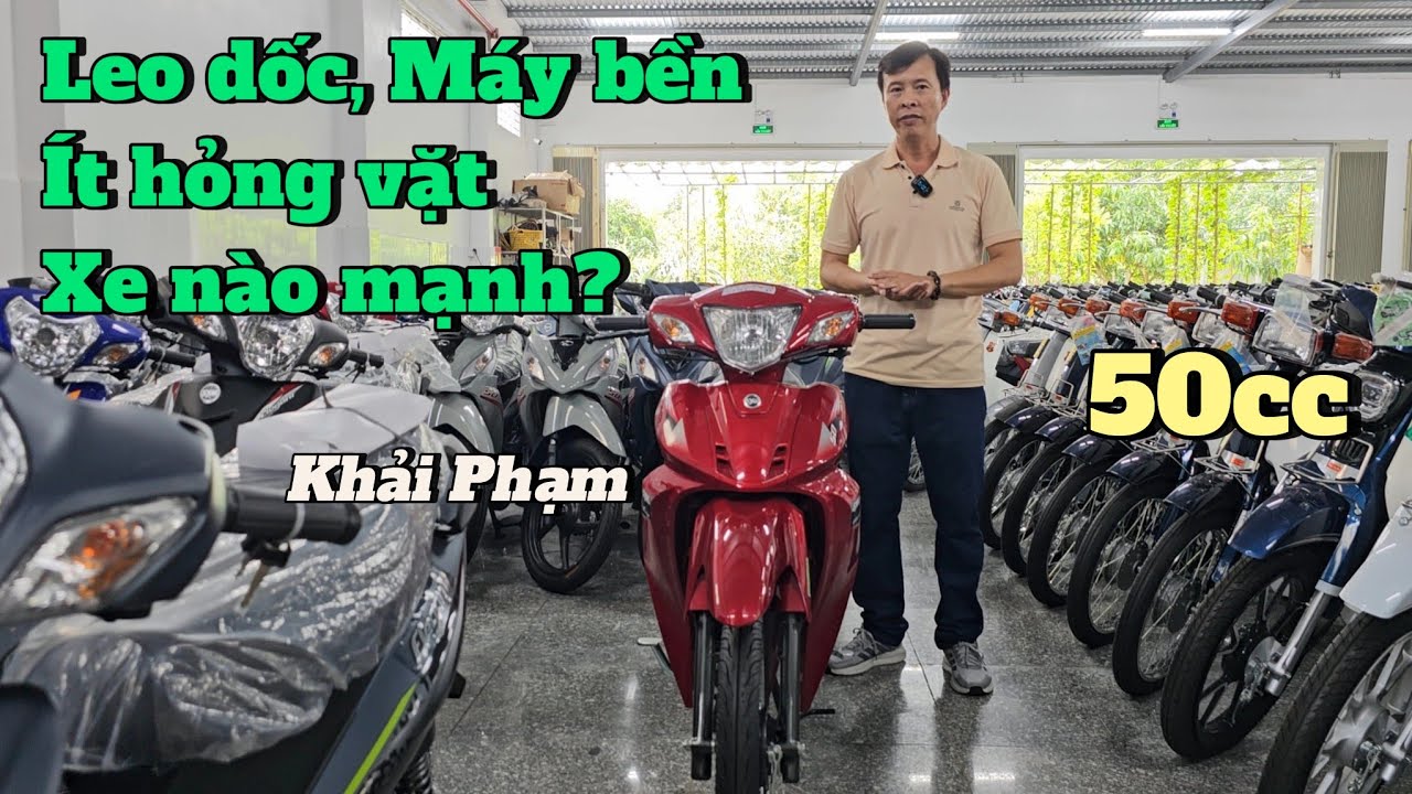 Tư vấn mua xe 50 cho học sinh: Sợ leo dốc không nỗi! Khải Phạm #xe50cc #50cc #hocsinh #sym #victoria