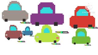 Color Number Pixelated Car Collection November 18 2023