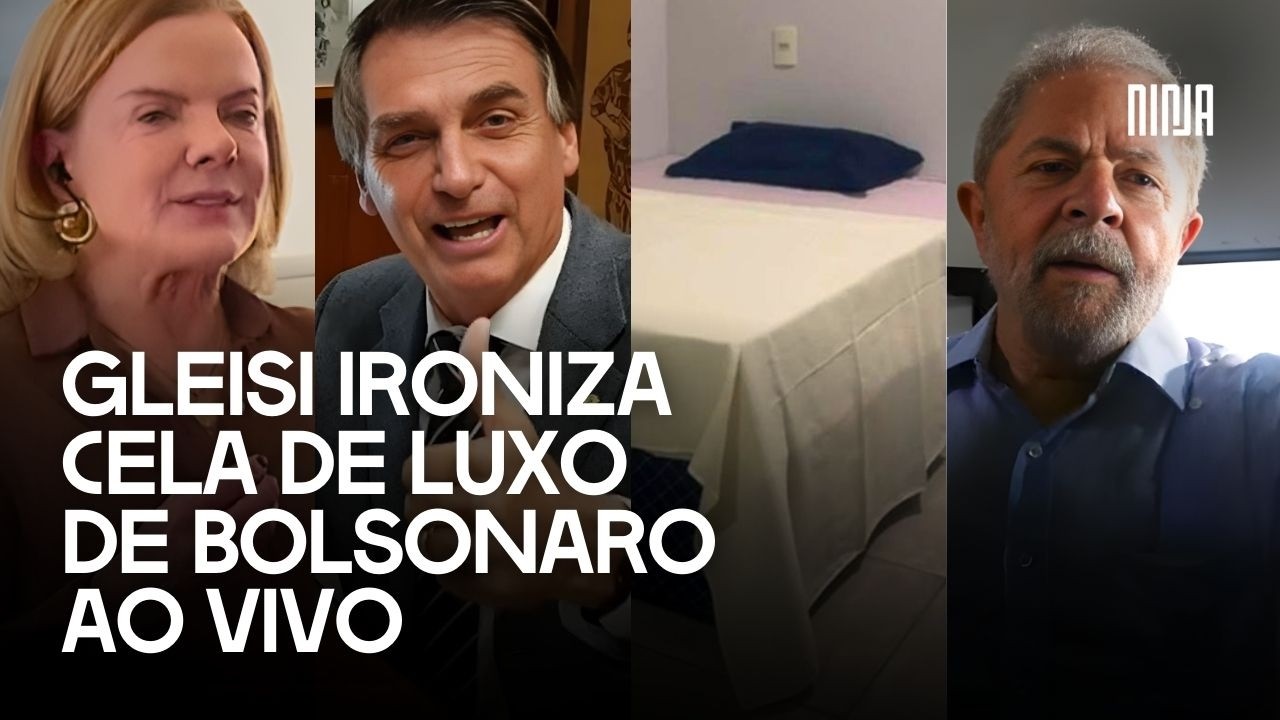 🔥Gleisi compara prisões de Lula e Bolsonaro ao vivo e expõe privilégio absurdo🔥