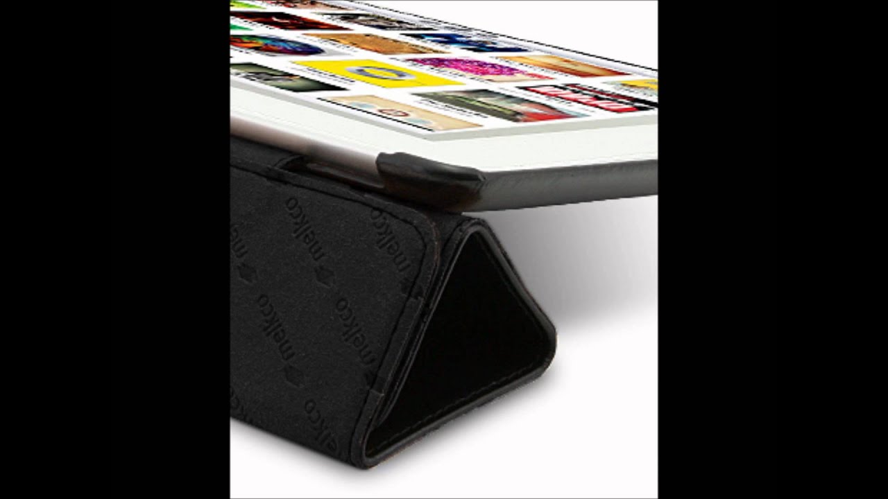 Melkco Leather case for Apple The new iPad(3rd generation)Slimme Cover(Vintage Black)with sleep mode