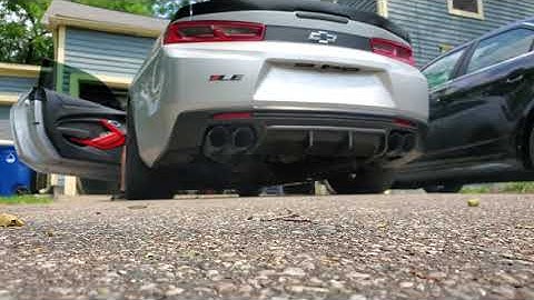 Camaro SS 1LE Cold Start - MBRP Axle Back