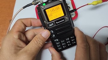How to use memory keyer for CW communication in UV-K5 radio (Basic)