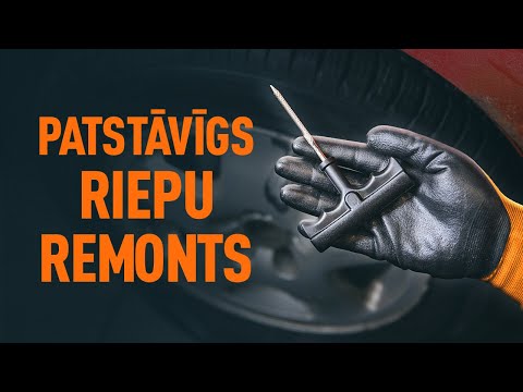 Video: Kā salabot plīsušu riepu ar uguni?