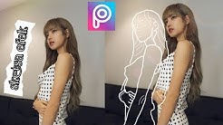 PICSART TUTORIAL - CARA BIKIN GARIS ATAU SKETSA EFEK PADA FOTO - Durasi: 6.45. 
