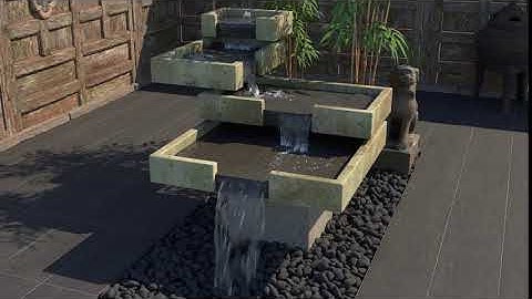 3ds Max Fluids - Water Feature