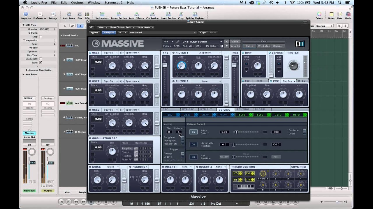 Neon x Future Bass - NI Massive Intro Tutorial (Pusher)