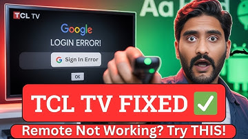 TCL Google Tv Sign In Problem ? How To Fix Sign in Problem | 100% Working Urdu Guide