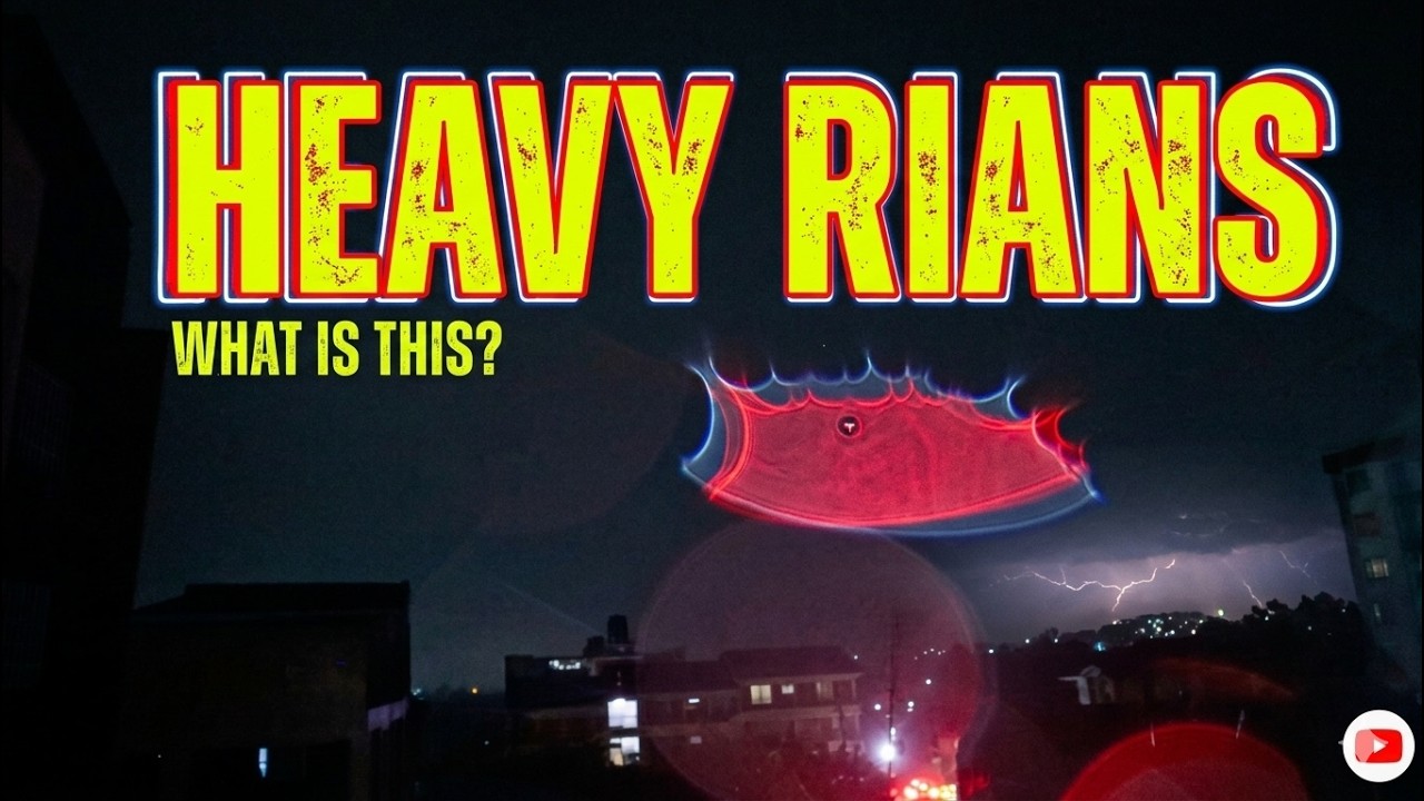 Heavy Rain & Lightning in Nairobi | Real African Weather | Kenyan Lifestyle